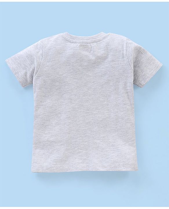 Babyhug Cotton Half Sleeves T-Shirts Dino Print Pack of 3 - Blue & Green
