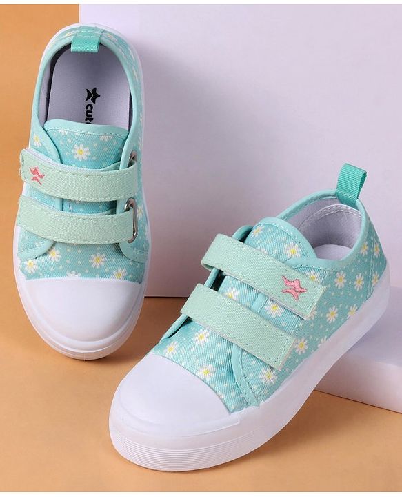 Cute Walk by Babyhug Velcro Closure Casual Shoes - Green