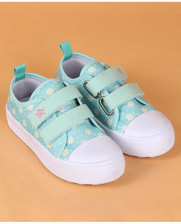 Cute Walk by Babyhug Velcro Closure Casual Shoes - Green
