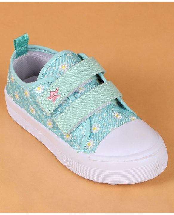 Cute Walk by Babyhug Velcro Closure Casual Shoes - Green