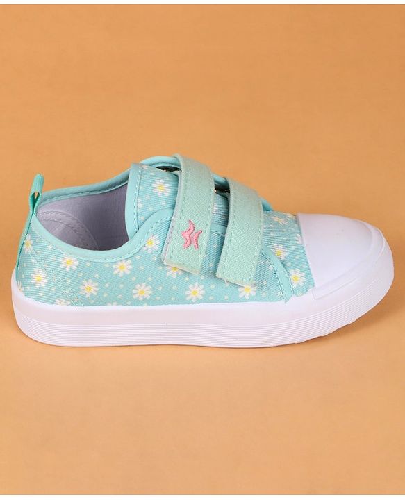 Cute Walk by Babyhug Velcro Closure Casual Shoes - Green