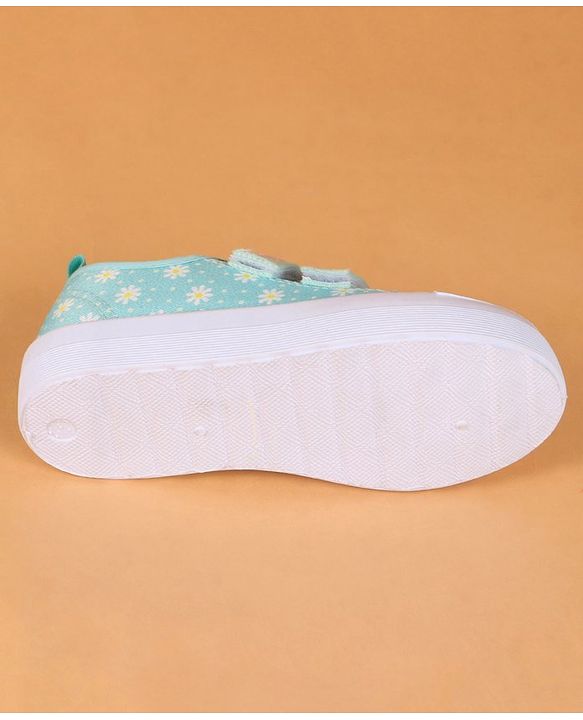 Cute Walk by Babyhug Velcro Closure Casual Shoes - Green