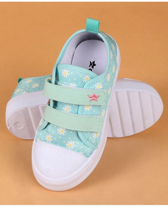 Cute Walk by Babyhug Velcro Closure Casual Shoes - Green
