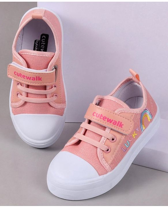 Cute Walk by Babyhug Velcro Closure Casual Shoes - Pink