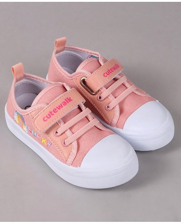 Cute Walk by Babyhug Velcro Closure Casual Shoes - Pink