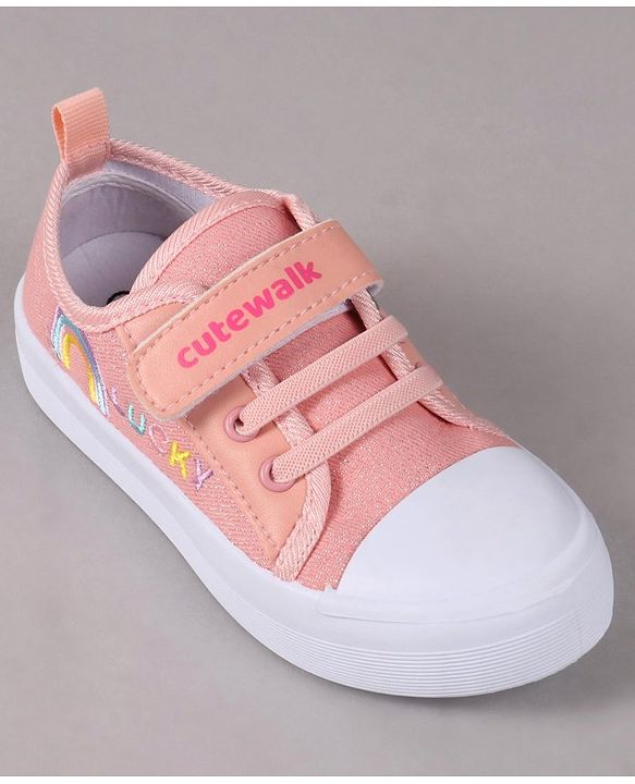Cute Walk by Babyhug Velcro Closure Casual Shoes - Pink