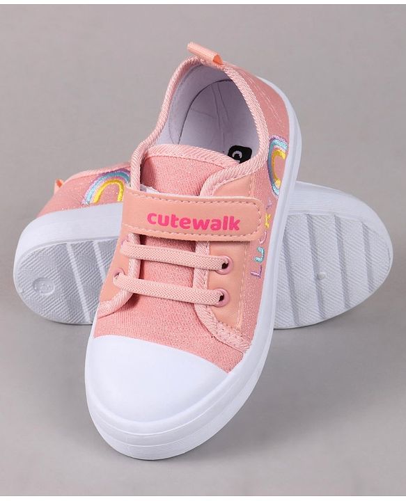 Cute Walk by Babyhug Velcro Closure Casual Shoes - Pink