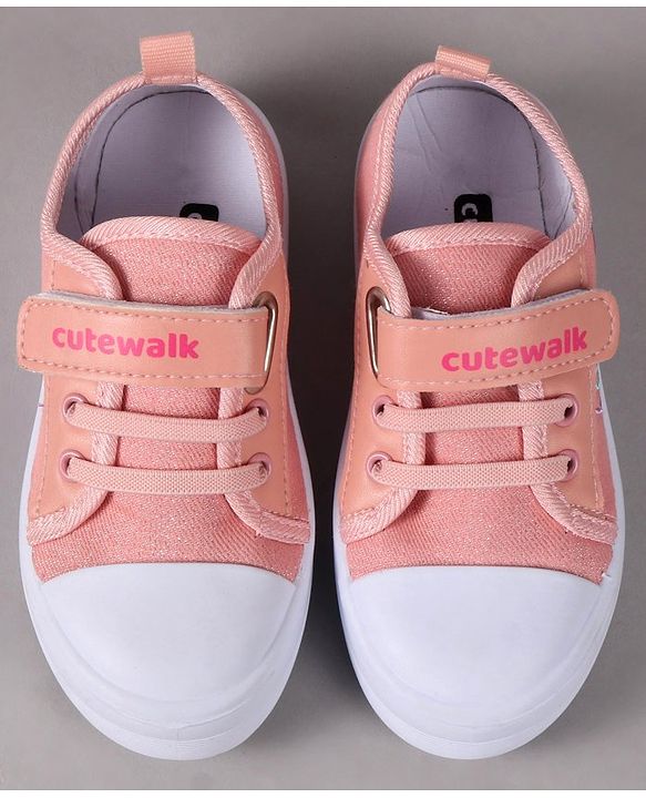 Cute Walk by Babyhug Velcro Closure Casual Shoes - Pink
