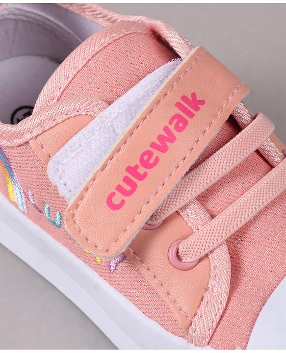 Cute Walk by Babyhug Velcro Closure Casual Shoes - Pink