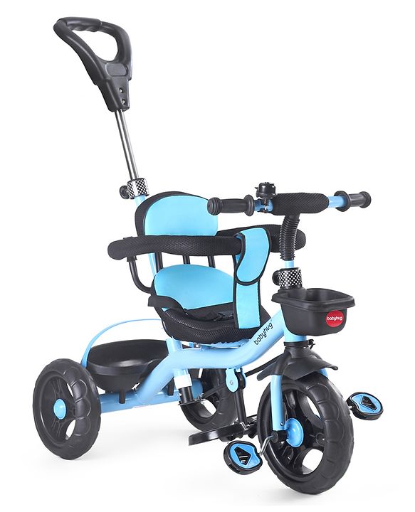 Babyhug Plug Play Gladiator Tricycle With Parental Push Handle