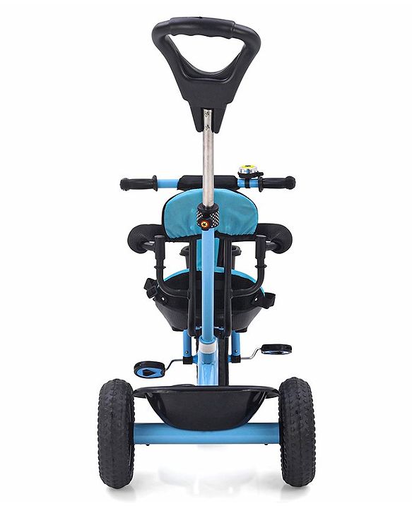 Babyhug Plug & Play Gladiator Tricycle With Parental Push Handle & Cushion Seat - Blue