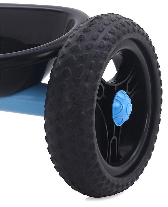 Babyhug Plug & Play Gladiator Tricycle With Parental Push Handle & Cushion Seat - Blue