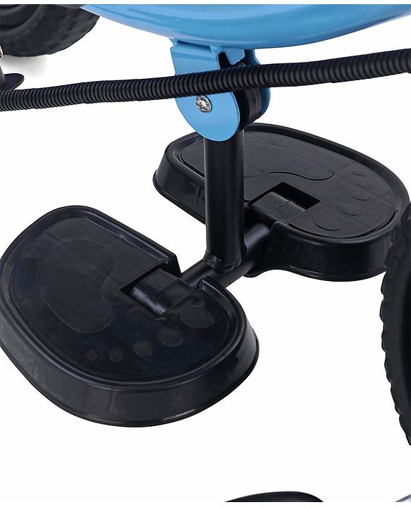 Babyhug Plug & Play Gladiator Tricycle With Parental Push Handle & Cushion Seat - Blue