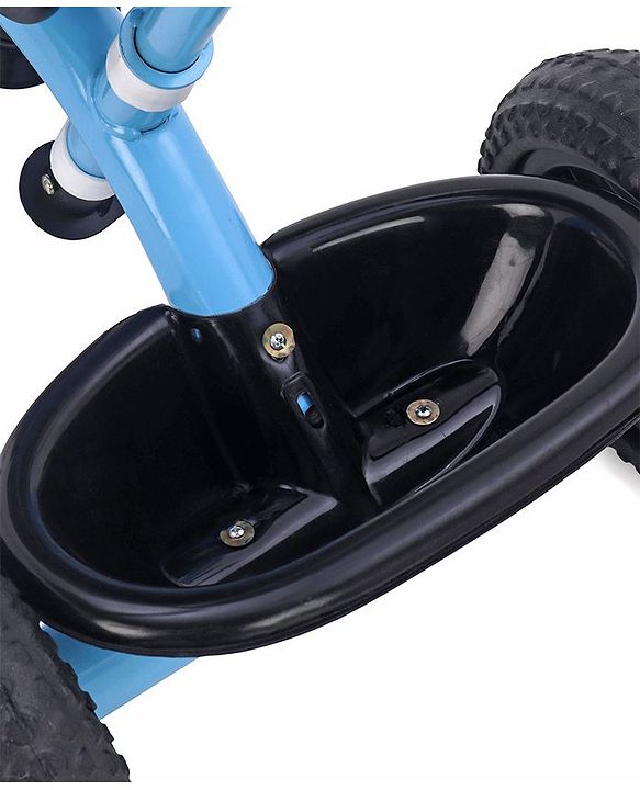 Babyhug Plug & Play Gladiator Tricycle With Parental Push Handle & Cushion Seat - Blue