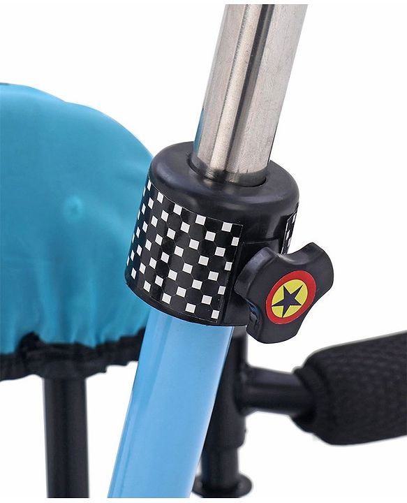 Babyhug Plug & Play Gladiator Tricycle With Parental Push Handle & Cushion Seat - Blue