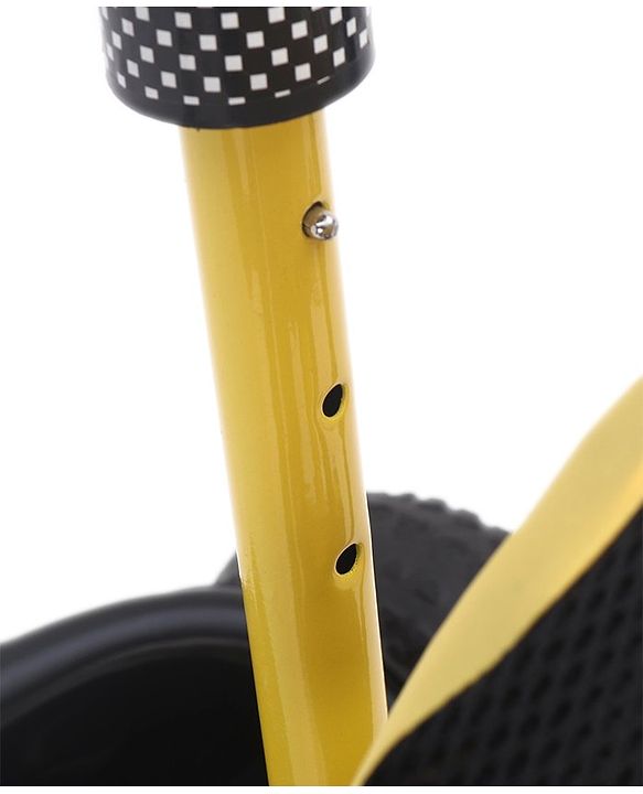 Babyhug Plug & Play Gladiator Tricycle With Parental Push Handle & Cushion Seat - Yellow