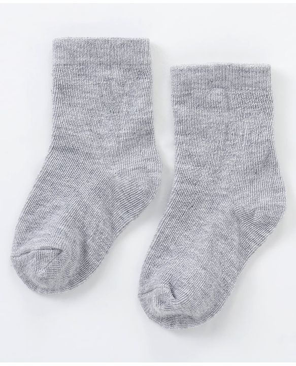 Cutewalk By Babyhug Anti Bacterial Ankle Length Non Terry Socks Heart Design Pack of 5 - Multicolour