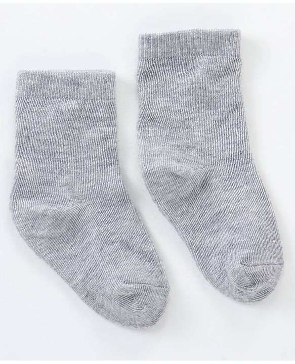 Cutewalk By Babyhug Anti Bacterial Ankle Length Non Terry Socks Heart Design Pack of 5 - Multicolour