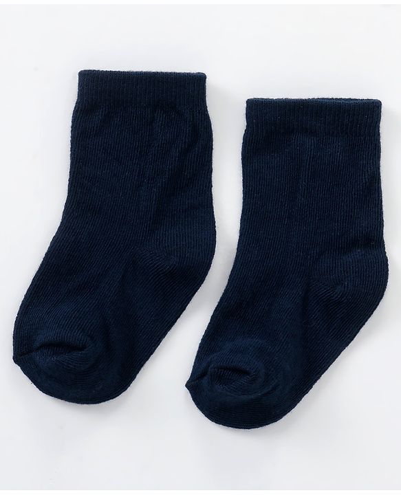 Cutewalk By Babyhug Anti Bacterial Ankle Length Non Terry Socks Heart Design Pack of 5 - Multicolour