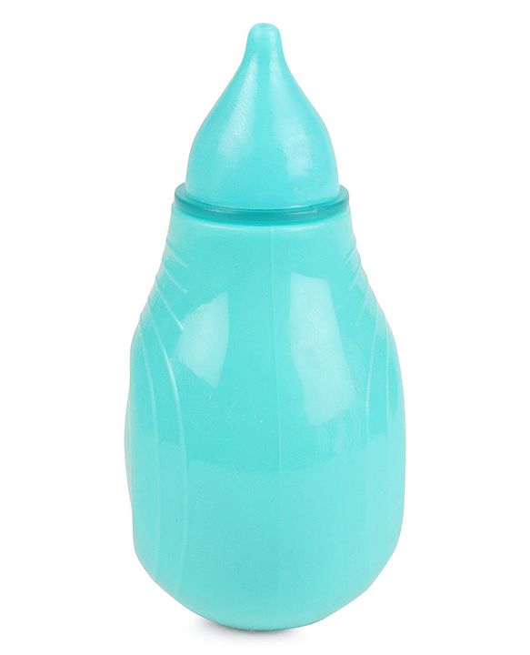 Babyhug 2-in-1 Nasal Aspirator & Ear Syringe for Babies Blue  Soft Tip| Safe | Hygienic | Newborns | BPA Free | Cold Relief | Easy to Clean | Travel Friendly