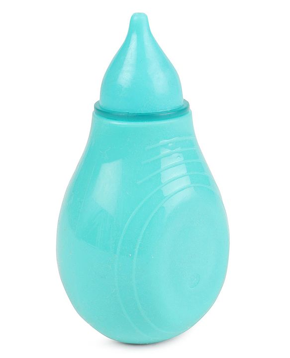 Babyhug 2-in-1 Nasal Aspirator & Ear Syringe for Babies Blue  Soft Tip| Safe | Hygienic | Newborns | BPA Free | Cold Relief | Easy to Clean | Travel Friendly