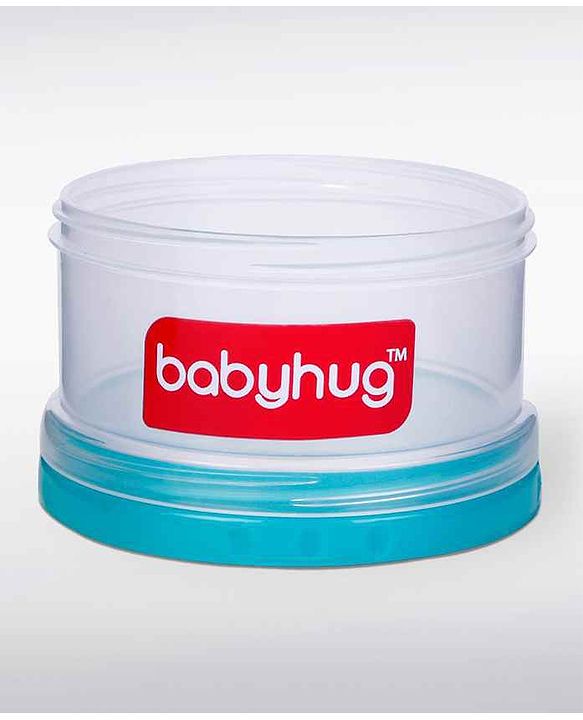Babyhug Milk Powder Container 4 Racks 75 ml each - Blue Pink Yellow