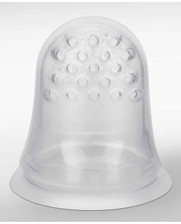 Babyhug 2-in-1 Fruit & Food Nibbler with Mesh and Silicone Sac  | Safe | BPA Free | Baby Feeder | Soft Silicone