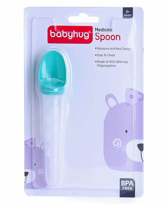 Babyhug Medicine Spoon - Green