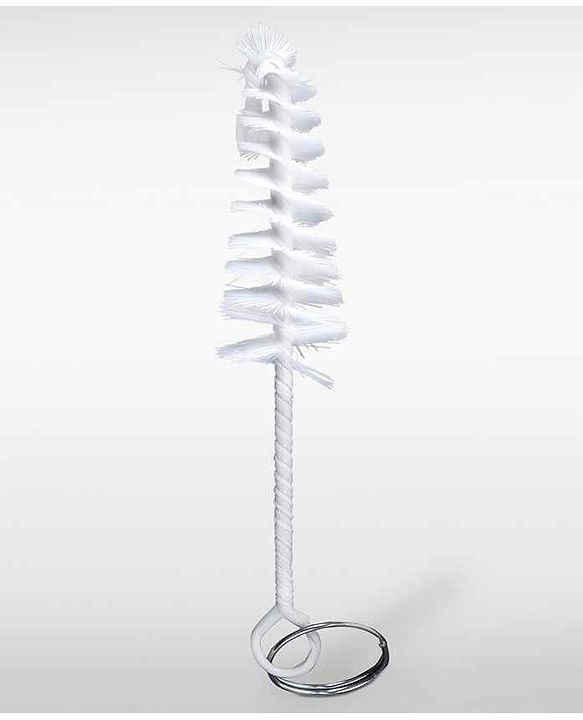 Babyhug 2-in-1 Rotating Bottle & Nipple Cleaning Brush with Soft Bristles  Green | BPA Free | Easy Grip | 360° Cleaning Tool | Easy to Clean Bottles | Silicone Bristles | Anti Slip Handle