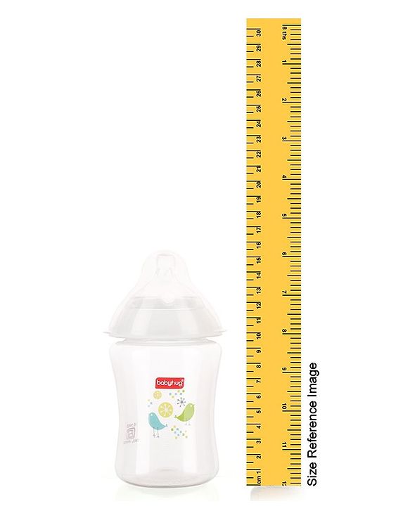 Babyhug Wide Neck Polypropylene  Anti- Colic Feeding Bottle - 250 ml