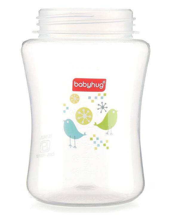 Babyhug Wide Neck Polypropylene  Anti- Colic Feeding Bottle - 250 ml