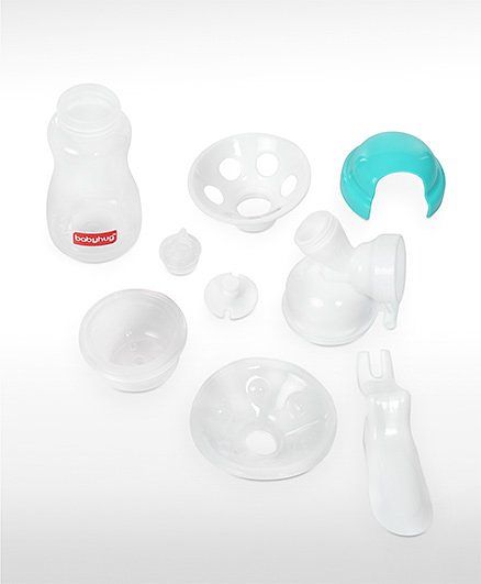 Babyhug Manual Breast Pumpwith Free Lactation Consultation  - Blue