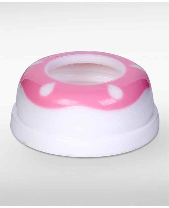 Babyhug Anti-Colic Sterilizable PP Feeding Bottle with Handle Pink  150 ml | BPA-Free | Leak-Resistant| Silicone | Mimics Natural Feeding