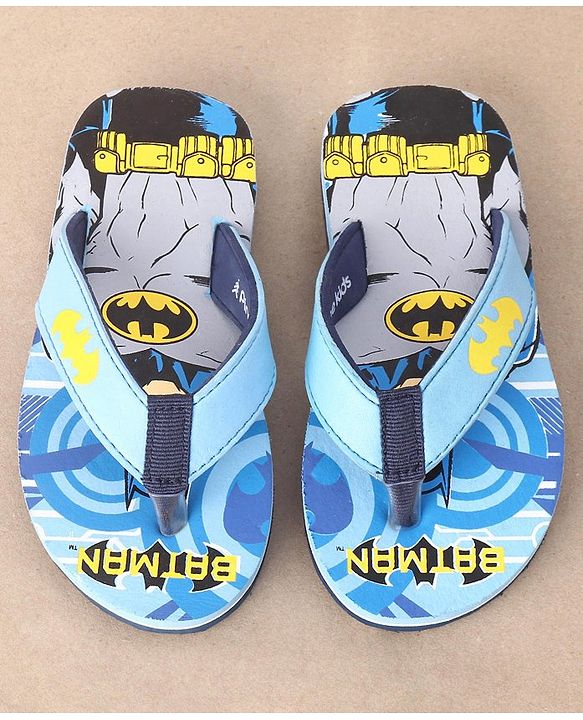 Pine Kids Flip Flops Batman Print - Blue
