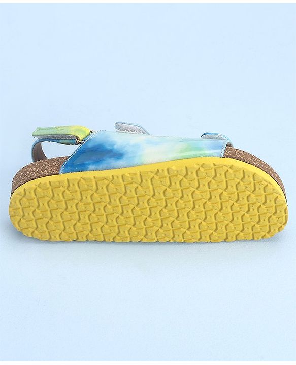 Pine Kids Sandals with Velcro Closure - Blue