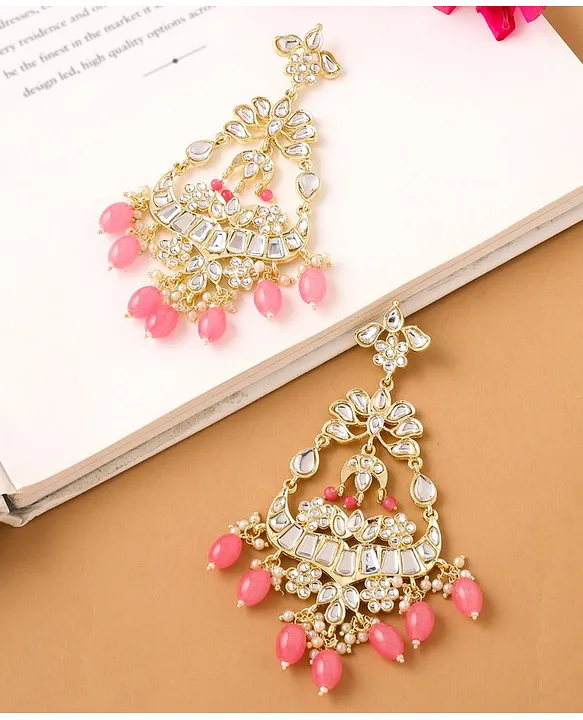 Plum Pink Long Drop Earrings | Sterling Silver – AG Design %