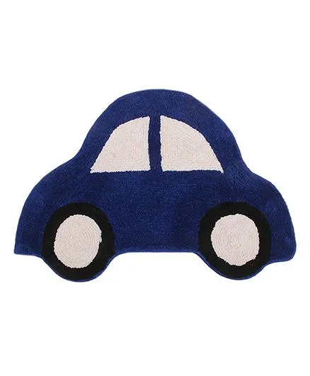 Saral Home Car Shape Bath Mat Blue Online in India Buy at Best