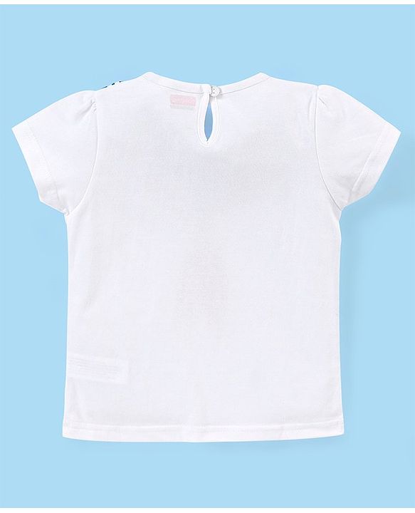 Babyhug 100% Cotton Half Sleeves  Pirate Themed Tee Pack of 3 - Red & White