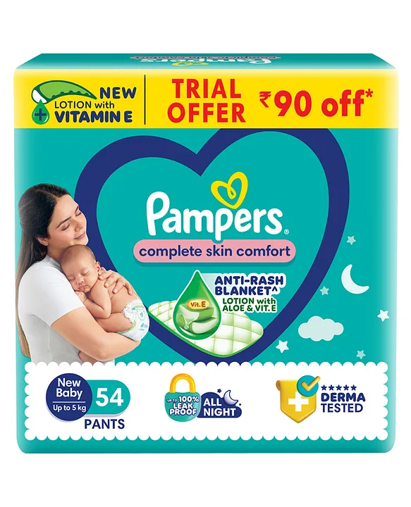 Baby Dry Nb Size Diapers White Newborn Baby Diapers Size 1, 2, At