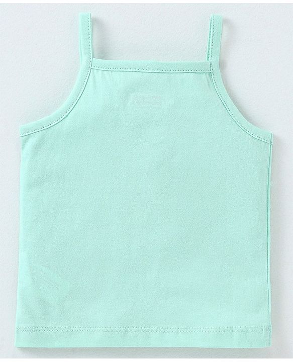 Babyhug 100% Cotton knit Sleeveless Sea Horse & Dot Printed Slips Pack of 3 - Blue Pink & Purple