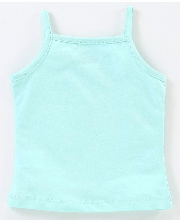 Babyhug 100% Cotton knit Sleeveless Sea Horse & Dot Printed Slips Pack of 3 - Blue Pink & Purple