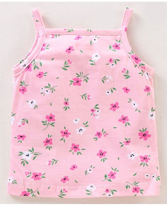 Babyhug 100% Cotton Knit Sleeveless Slips Duck Print Pack of 3 - Blue & White