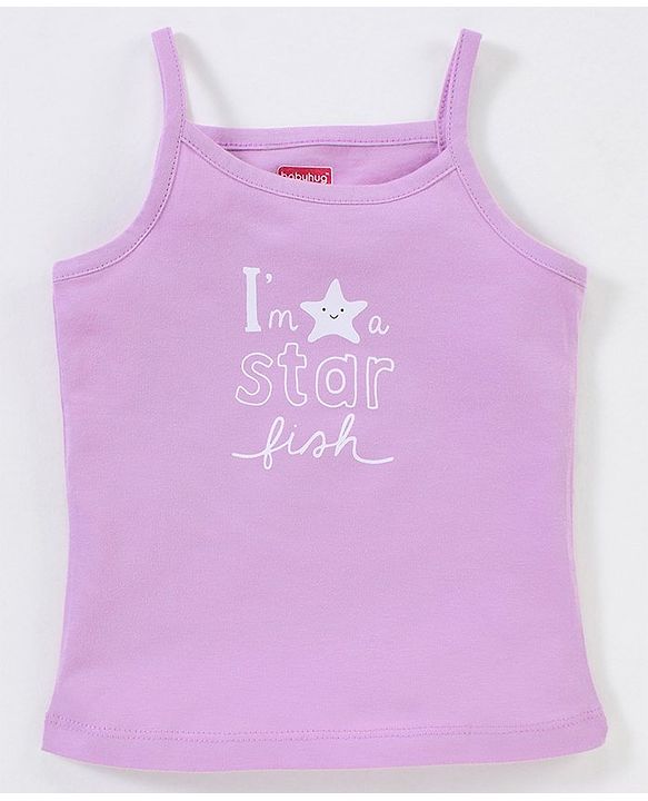 Babyhug 100% Cotton Sleeveless Slips Striped Pack of 5 - Blue & Pink