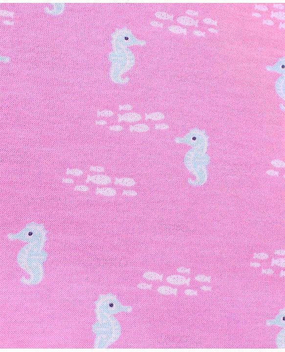 Babyhug 100% Cotton Sleeveless Slips Striped Pack of 5 - Blue & Pink