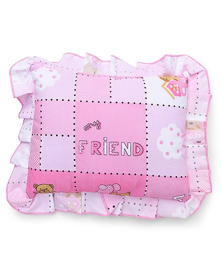 Babyhug Lovely Friends Pillow (Design & Colour May Vary)