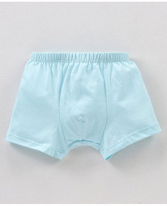 Babyhug 100% Cotton Striped & Teddy Print Briefs Pack of 3 - Turquoise Green & Orange