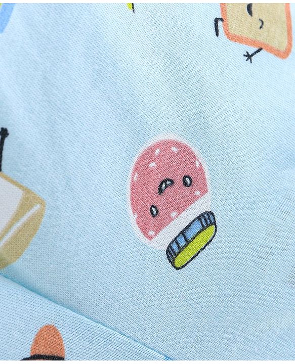 Babyhug 100% Cotton Briefs Stripes & Milkpack Print Pack of 3 - Orange White & Blue