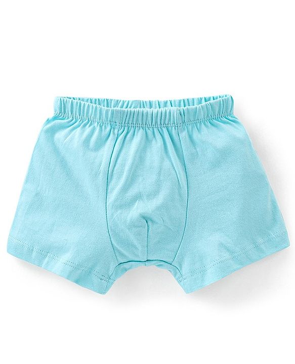 Babyhug 100% Cotton Briefs Stripes & Dino Print Pack of 3- Blue & White