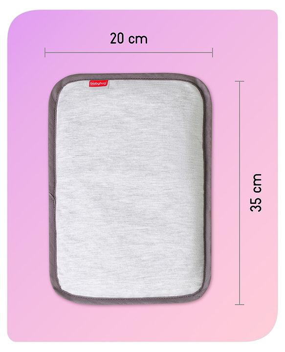 Babyhug Rai Pillow With Lavender Essential Oil- White Melange