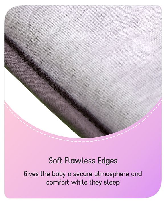 Babyhug Rai Pillow With Lavender Essential Oil- White Melange